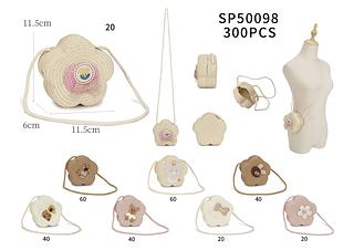Bolsa de palha pequeno (pacote cada um fazer-R$13)