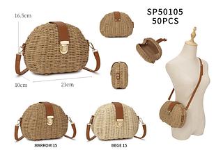 Bolsa pequeno de palha ( pacote mais barato
