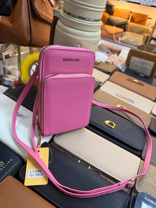 Bolsa celular dois zíper