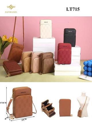 Bolsa de celular três zíper ( pacote cada um fazer R$ 16