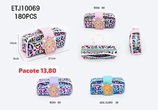 Estojo feminina (pacote cada um R$13.8 Só vende pacote