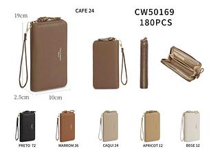 Carteira um zíper grande (pacote cada um fazer R$12