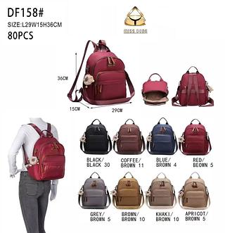 Mochila média Material nylon (pacote mais barato