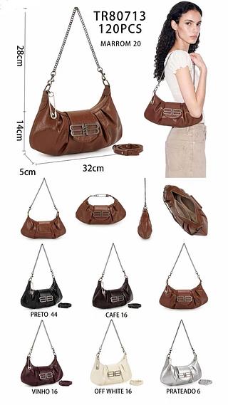 Bolsa feminina média (pacote mais barato