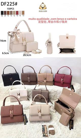 Bolsa pequena de média com porta cartão junto ( pacote cada um fazerR$33