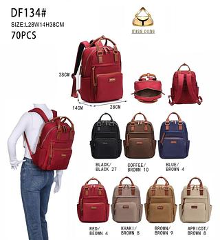 Mochila média Material nylon (pacote mais barato