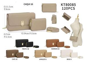 Bolsa feminina Com porta cartão junto (pacote cada um fazer R$ 37