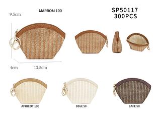 Bolsa de palha porta moeda (pacote cada um fazer R$8.5