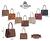 Bolsa feminina grande (pacote mais barato