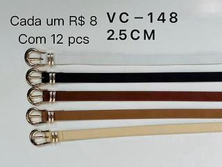 Cinto so vende pacote cada um R$ 8 (com 12 pcs