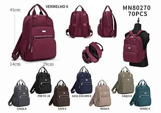 Mochila grande tecido qualidade bom ( pacote cada um fazer R$68