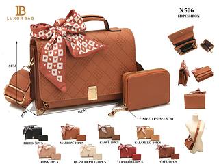 Bolsa com kit carteira média (Pacote cada um fazer R$27