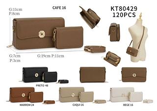 Bolsa feminina Com porta cartão junto (pacote cada um fazer R$ 37