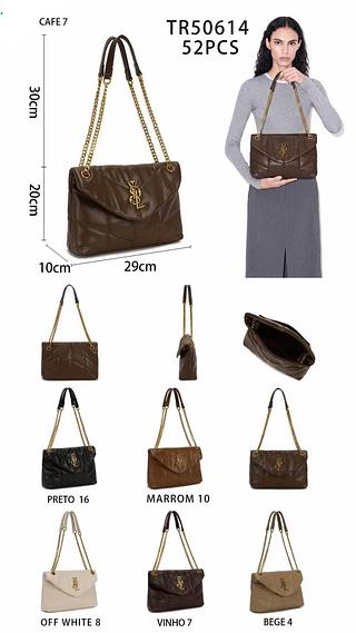 Bolsa feminina média com qualidade bom ( pacote mais barato