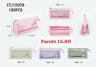 Estojo feminina (pacote cada um R$15.8 Só vende pacote