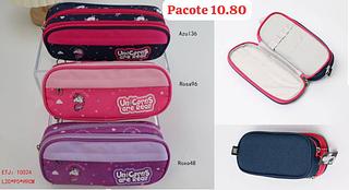 Estojo feminina (pacote cada um R$10.8 Só vende pacote