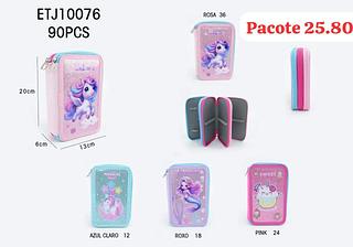 Estojo feminina (pacote cada um R$25.8 Só vende pacote