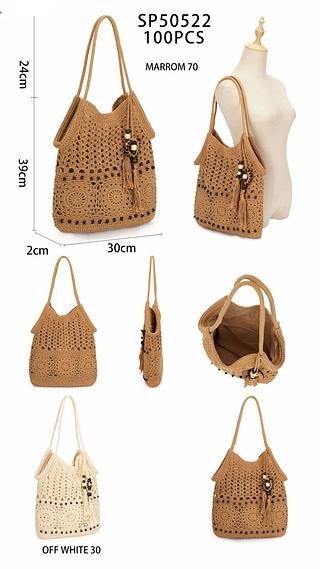 Bolsa verão de palha grande (pacote mais barato