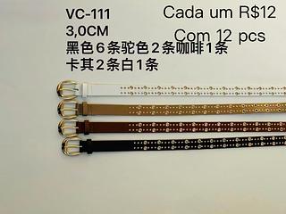 Cinto so vende pacote cada um R$ 12 (com 12 pcs