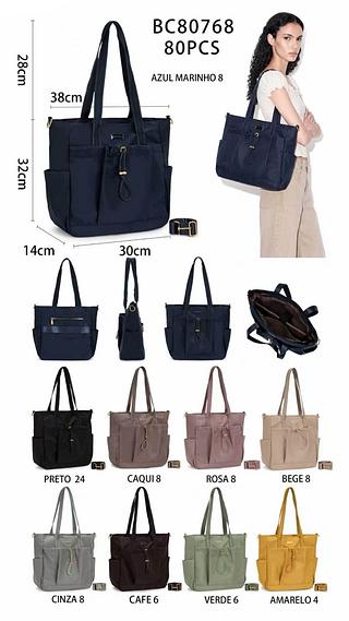Bolsa grande materiał nylon ( pacote cada um fazer R$62