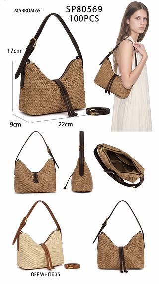 Bolsa de verão palha (pacote mais barato
