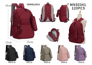 Mochila grande tecido qualidade bom ( pacote cada um fazer R$48