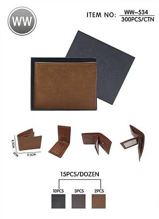 Carteira masculino (pacote cada um fazer R $12(com 15pcs