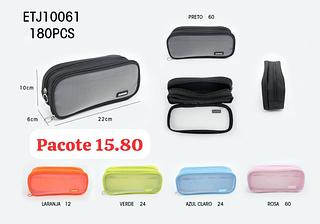 Estojo feminina (pacote cada um R$15.8 Só vende pacote