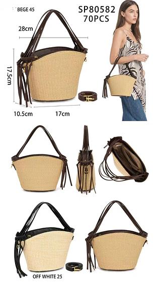 Bolsa de verão palha (pacote mais barato