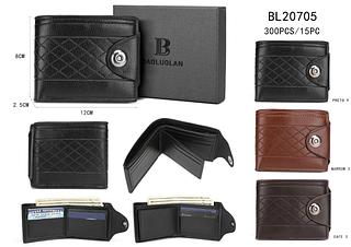 Carteira masculino (pacote cada um fazer R $9(com 15pcs