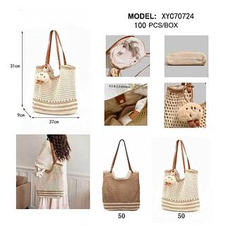 Bolsa palha de verão ( pacote cada um fazer R$:45