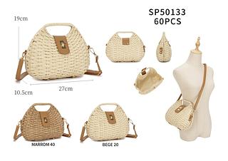 Bolsa pequeno de palha ( pacote mais barato