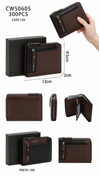Carteira masculino (pacote cada um fazer R $14 (com 15pcs