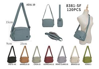 Bolsa transversal nylon ( pacote mais barato