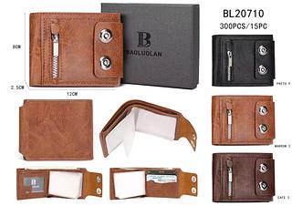 Carteira masculino (pacote cada um fazer R $11(com 15pcs