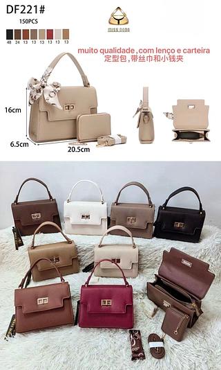 Bolsa pequena de média com porta cartão junto ( pacote cada um fazerR$33