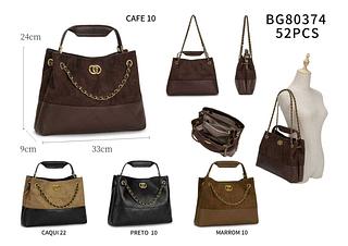 Bolsa grande material camurça( pacote mais barato