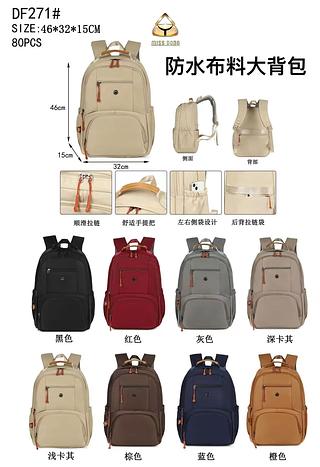 Mochila grande Material nylon ( pacote cada.um fazer-R$52