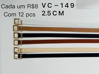 Cinto so vende pacote cada um R$ 8 (com 12 pcs
