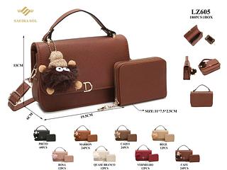 Bolsa pequeno com kit carteira ((pacote cada um fazer R$28
