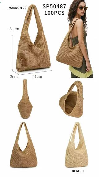 Bolsa palha grande ( pacote mais barato