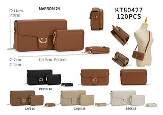 Bolsa feminina Com porta cartão junto (pacote cada um fazer R$ 37