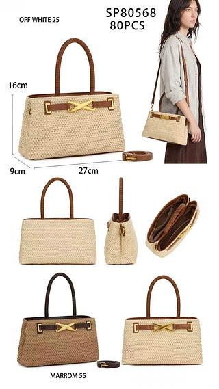 Bolsa de verão palha (pacote mais barato