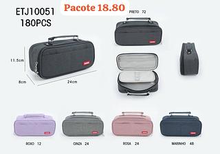 Estojo feminina (pacote cada um R$18.8 Só vende pacote