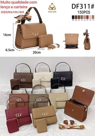 Bolsa pequena de média com porta cartão junto ( pacote cada um fazerR$33