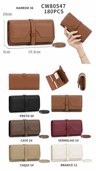 Carteira grande (pacote cada um fazer R$ 15.5