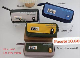 Estojo feminina (pacote cada um R$10.8 Só vende pacote