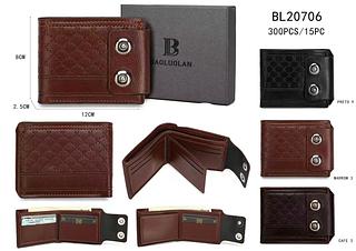 Carteira masculino (pacote cada um fazer R $9(com 15pcs