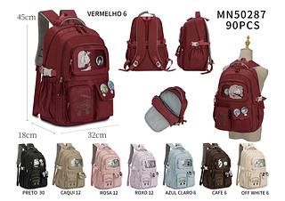 Mochila grande tecido qualidade bom ( pacote cada um fazer R$52