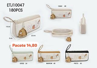 Estojo feminina (pacote cada um R$14.8 Só vende pacote